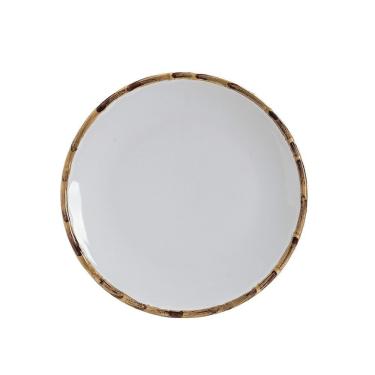 Imagem de Prato Fundo De Sobremesa Borda De Bambu Scalla 20cm 1° Linha