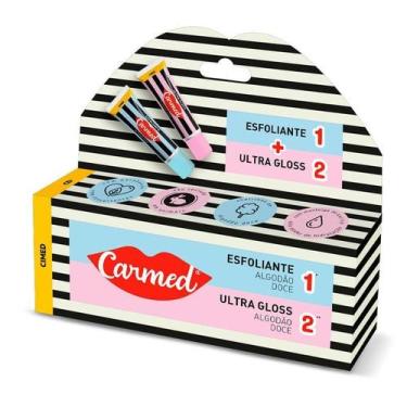 Imagem de Kit Hidratante Labial Carmed SOS Esfoliante + Hidratante Labial Ultra 