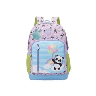 Imagem de Mochila de costa teen infantil adolescente Panda Balão-Unissex