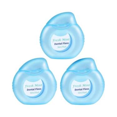 Imagem de Fio Dental Com Sabor De Menta Para Limpeza Oral, Rolo De 3 Peças, Vári
