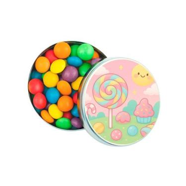 Imagem de Kit 30 Latinhas Lembrancinhas Candy Color Cor: Prateado - Gil Festa Ki