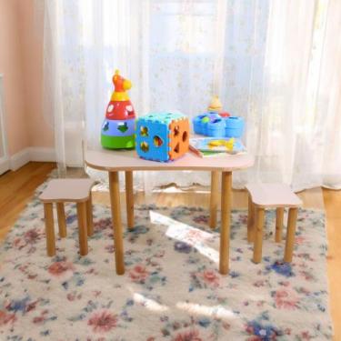 Imagem de Mesa Infantil de Atividades Desenhos Com 2 Cadeiras Playground Infanti
