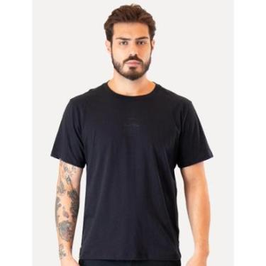 Imagem de Camiseta Ellus Cotton Fine Timeless Classic Azul Petróleo Tamanho:P-Masculino