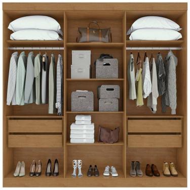 Imagem de Guarda-Roupa Lopas Bertha Com Espelho 6 Portas 4 Gavetas