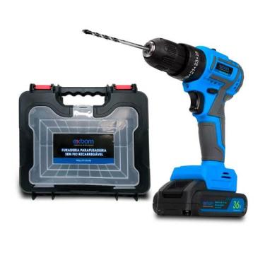 Imagem de Parafusadeira Furadeira Brushless 36V Profissional 2 Baterias 10000 mA