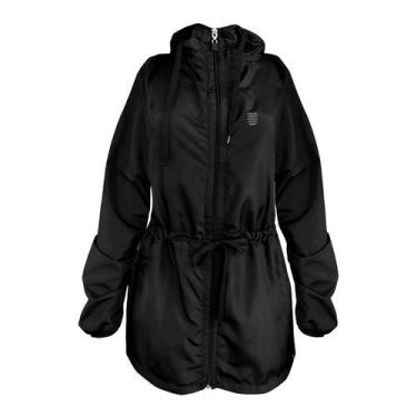 Imagem de Parka Corta Vento Feminina Plus Size WSS Icon Surf - WSS BRASIL, Cinza