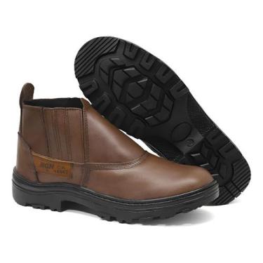 Imagem de Bota De Segurança Com Ca Epi Couro Legítimo Bico Pvc Comfort - RGN, Ma