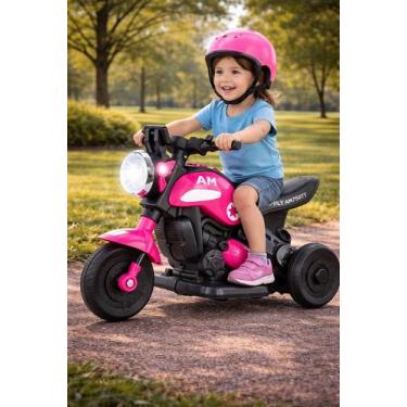 Imagem de Mini Moto Elétrica Infantil Daily - Rosa - UNITOYS