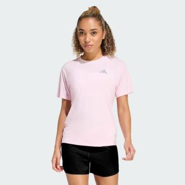Imagem de Camiseta Adidas Running Ess Tee Feminina Rosa, M