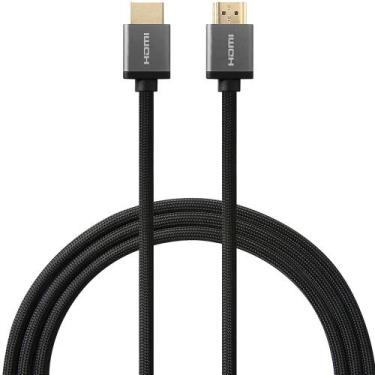 Imagem de Cabo HDMI 2.0 Nylon 3 Metros Blindado 4K UltraHD 3D - PONTO DO NERD