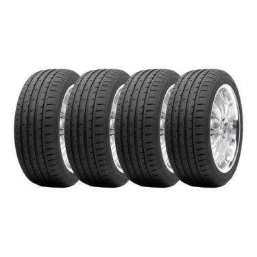 Imagem de Kit 4 Pneus Continental Aro 18 245/45R18 ContiSportContact 3 Run Flat 