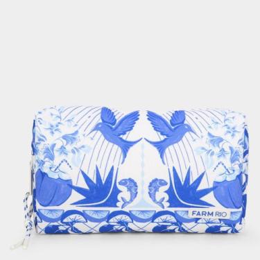 Imagem de Necessaire Farm Ora Bolas Semana De Arte Ri Feminina, Off white, Único