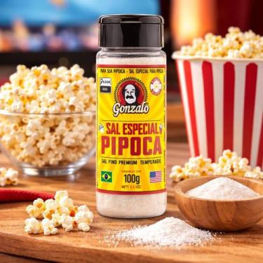 Imagem de Sal Especial para Pipoca Gonzalo 100g Tempero Fino Premium