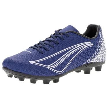 Imagem de Chuteira masculina campo bravo xxii penalty - 214246, Azul, Branco, 40