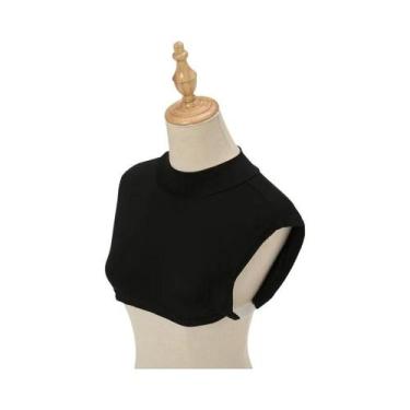 Imagem de Cachecol De Moda Feminino Com Gola Removível Em Modal Macio E Elástico