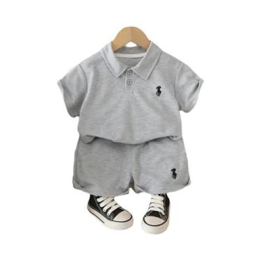 Imagem de Conjunto De Roupas De Verão Para Bebês Meninos, Camiseta E Shorts, 2 P