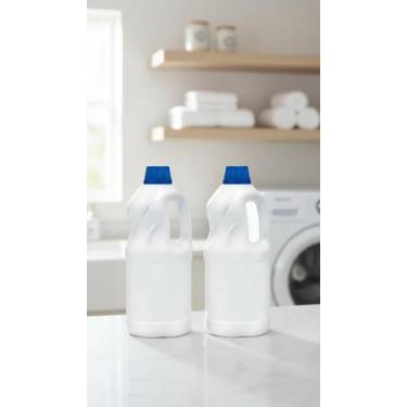 Imagem de 2 Frascos Água Sanitária Cloro Ativo 2 Litros - Congratulations Store