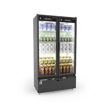 Imagem de Auto servico vanguard resfriado 02 portas preto/branco - 220v - refrim