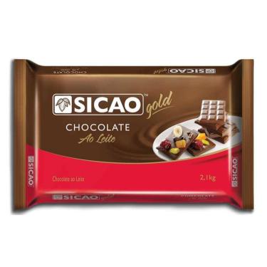 Imagem de Chocolate Ao Leite Sicao Barra Gold 2,1kg