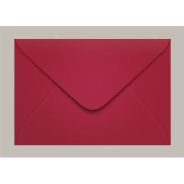 Imagem de Envelope Carta 114x162 Pequim Vermelho Escuro Scrity 100 Unidades