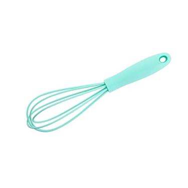 Imagem de segolike Batedeira manual de silicone utensílio de antiaderente batedeira com fio fio de aço inoxidável batedor de para de de, Verde