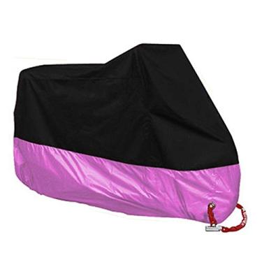 Imagem de HIOD 190T Capas de motocicleta à prova d'água Motors Dust Rain Snow Capa protetora UV Interior Outdoor, Rosa, 4GG