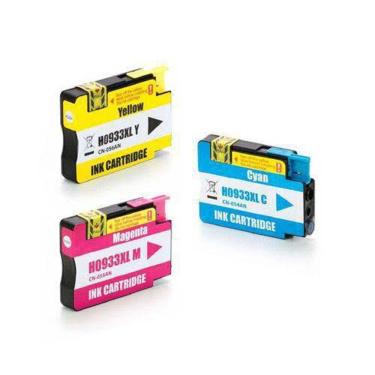 Imagem de Kit 3 Cartuchos Colors 933Xl - 7110 7610 6100 6600