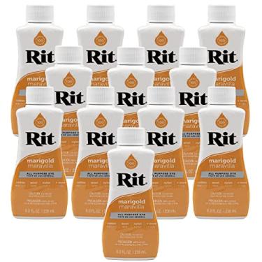 Imagem de Rit Corante Líquido Multiuso | Pacote com 12 | Funciona com Misturas de Algodão, Seda, Madeira e Outros Tecidos/Tecidos | Crie Cores e Desenhos Personalizados