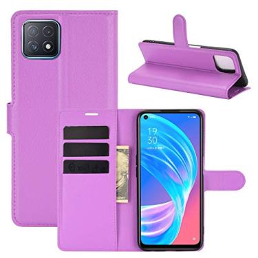 Imagem de Mobile phone accessories Para FOR OPPO A72 / A73 5G Litchi Texture Horizontal Flip Capa Protetora com Suporte e Slots de Cartão e Carteira phone case