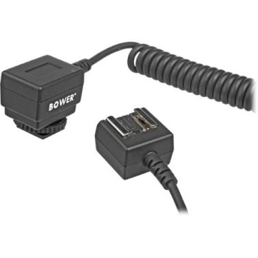 Imagem de Bower SFD52N Lanterna digital inteligente dupla para câmeras SLR digitais Nikon D2X, 200, 3X, 40X, 50, 60, 70, 80, 90, 5000, 5100, 700, 7000 – Preto
