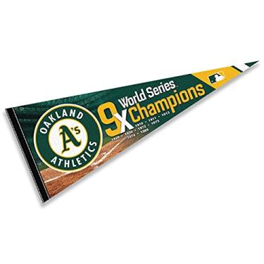 Imagem de WinCraft Bandeira da Flâmula Athletics 9 Time Champions