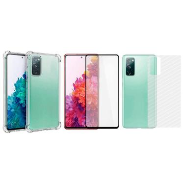 Imagem de Capinha Antichoque + Vidro 3D + Traseira Para Samsung S20 FE