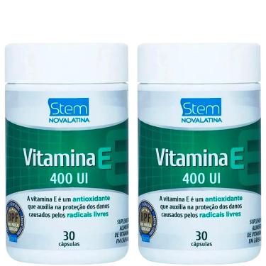 Imagem de Kit 2 Vitamina E 30 Cápsulas Stem Novalatina 