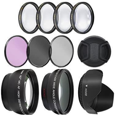 Imagem de Kit de lentes ultra deluxe para câmera Sony Alpha A5000, A5100, A6000, A6100, A6300, A6400, A6500 com lente de 16 – 50 mm, Alpha A7c com lente de 28 – 60 mm – Inclui: conjunto de filtros de 40,5 mm + Grande angular de 40,5 mm