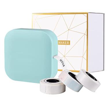 Imagem de LUGU Máquina de fazer etiquetas Q30 impresso de etiquetas térmica de bolso tudo em um BT Connect etiqueta adesiva DIY Date Journal Etiqueta de estudo Máquina de rotulagem com 3 pcs rolos de