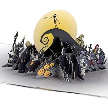 Imagem de Hallmark Cartão de aniversário Pop Up Wonder Nightmare Before Christmas, cartão de Halloween (Happy Nightmares)