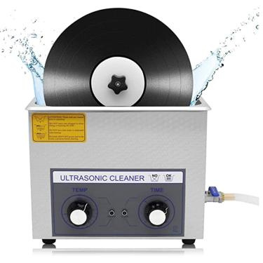 Imagem de Lavadora ultrassônica, lavadora ultrassônica de discos de vinil 6L, 1 lavadora ultrassônica de discos, máquina de limpeza ultrassônica, apenas alguns minutos, fornece excelente limpeza,220V