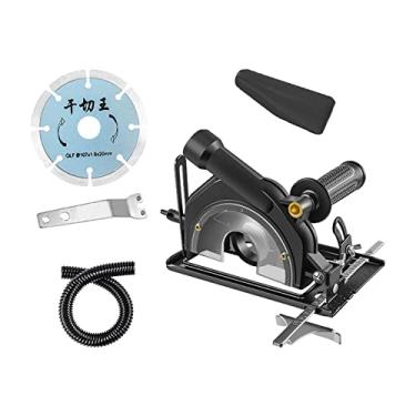 Imagem de Generic Suporte para rebarbadora universal Rebarbadora elétrica ajustável Suporte para furadeira Suporte para rebarbadora #100-125 Rebarbadora manual, com lâmina de serra