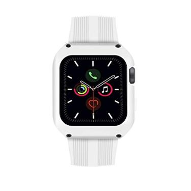 Imagem de Pulseira Dual Shock Para Apple Watch 42mm - Branca - Gshield