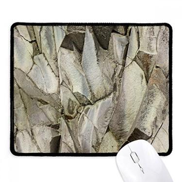 Imagem de Mousepad com textura de cor extravagante craquelado, borda costurada, tapete de borracha para jogos