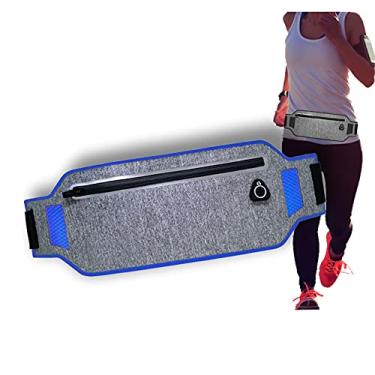 Imagem de Pochete Esportiva Corrida Celular Fitness Slim Impermeavel Original (Azul)