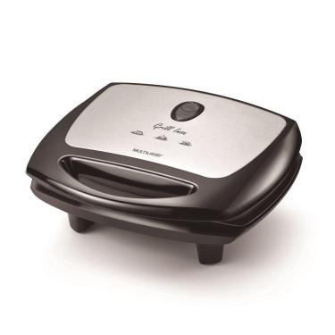 Imagem de Sanduicheira Super Grill Inox 220v Gourmet Multilaser - CE12