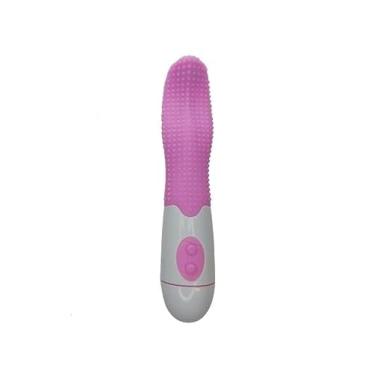 Imagem de Vibrador Estimulador Língua Mágica com Textura Massageadora Rosa MVA1022