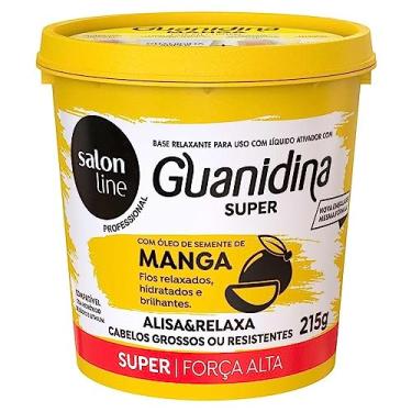 Imagem de Salon Line, Guanidina Óleo Semente de Manga, Alisa e Relaxa, 215 gr