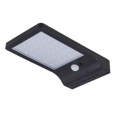 Imagem de Luminária Luz Solar 7w Branco Frio Externa Automática Arandela Muro Parede Jardim Acende Noite Sensor Presença Movimento
