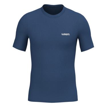 Imagem de Camiseta Running I Woom Chicago Azul e Prata Masculino 2023