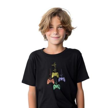 Imagem de Camiseta Infantil Juvenil Over Malha Algodão Suave Roupa Para Criança