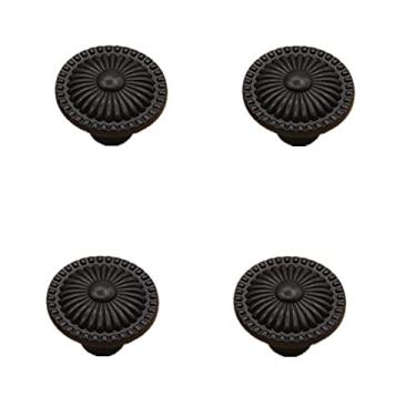 Imagem de Puxador de armário puxadores de móveis 4 peças de estilo pasta sem perfuração alça colorida gaveta armário porta e janela de vidro porta de guarda-roupa furo único placa de alça preta