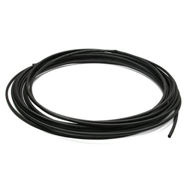 Imagem de Bettomshin 1 peça PE tubo termorretrátil conduíte 0,3 cm diâmetro 29,53 pés comprimento tubo isolado tubo envoltório relação 2: 1 manga de cabo elétrico para proteção de isolamento de longa duração, preto
