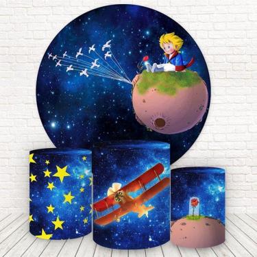 Imagem de Painel Redondo E Capas 3D Sublimado Pequeno Príncipe